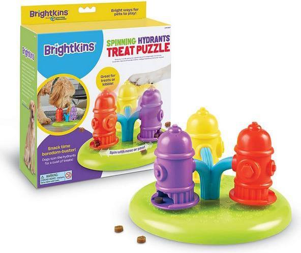 Image du produit Brightkins Spinning Hydrants Treat Puzzle (puzzle de boissons) (Jouet d'occupation chien)