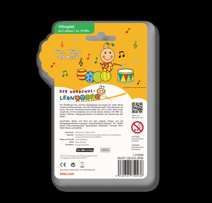 Actual product image Kekz Audiochip The Preschool Learning Caterpillar (German)