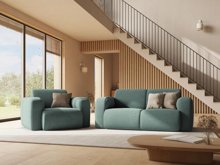 Actual product image Micadoni Armchair, "Molino", 1 Seat, 105x95x72Made in Europe (2 person sofa, 3-seater, 4-seater)