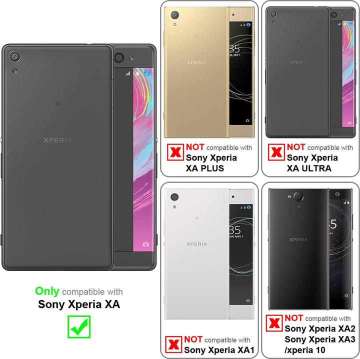 Actual product image Cadorabo Book Classy Style Cover (Sony Xperia XA)