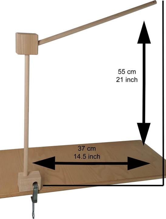 Produktbild Niermann Stand By Niermann Mobilehalter Natur Made in Germany