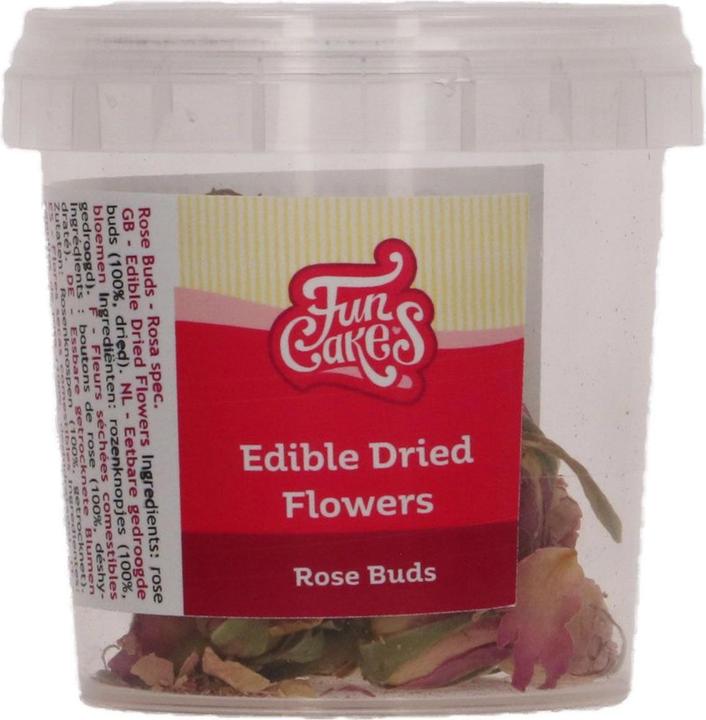 FunCakes Essbare getrocknete Blumen - Rosenknospen (9g) (1 x)