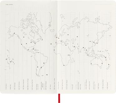 Produktbild Moleskine Wochen-Notizkalender (A5, Englisch)