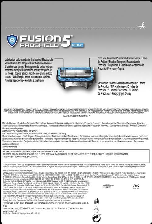 Immagine prodotto Gillette Fusion5 ProShield Chill (11 x)