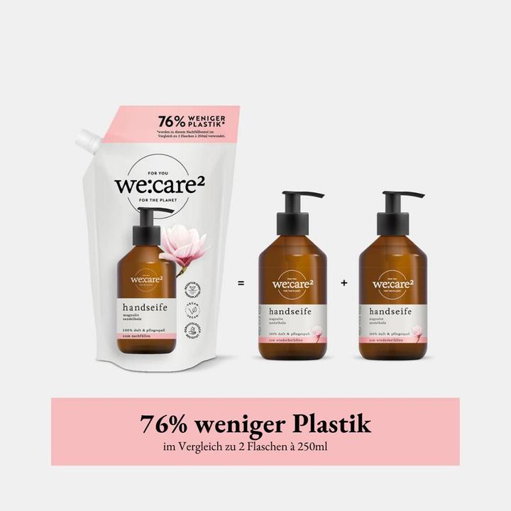 Image du produit we:care2 Nachfüllbeutel Handseife (Savon liquide, Recharges, 500 ml)