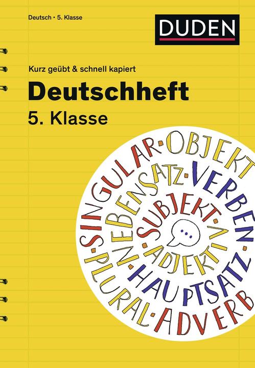 Actual product image German booklet 5th grade - briefly practiced & quickly grasped (German, Diethard, LÜBKE, 2013)