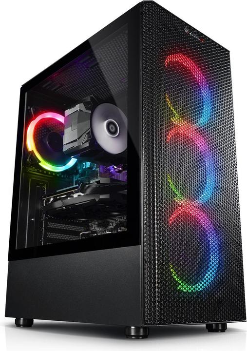 Actual product image Kiebel Gaming PC Tricera V AMD Ryzen 5 5500, 32GB DDR4, AMD Radeon RX 7600 XT 16 GB, 1TB SSD (AMD Ryzen 5 5500, 32 GB, 1000 GB, Radeon RX 7600 XT Fighter)