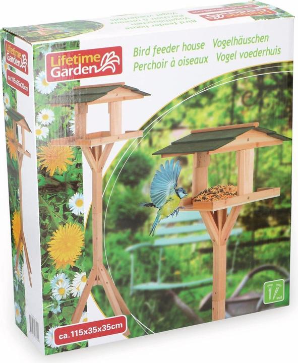 Produktbild Lifetime Vogelfutterhaus mit StÃ¤nder (115x35x35 cm)
