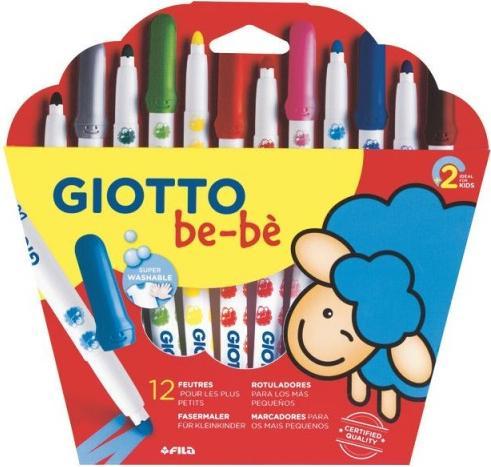 Actual product image Giotto Coloured pencils be-bé Multicoloured, 12 pieces (Multicoloured, 12 x)