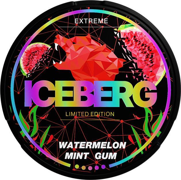 Actual product image Iceberg Watermelon Mint (Nicotine Pouches, 50 mg)