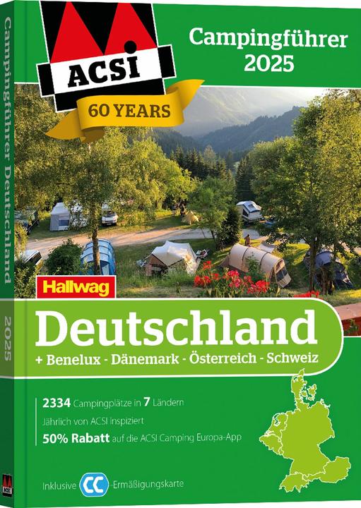 Actual product image ACSI Campingführer Deutschland 2025 (German, 2024)