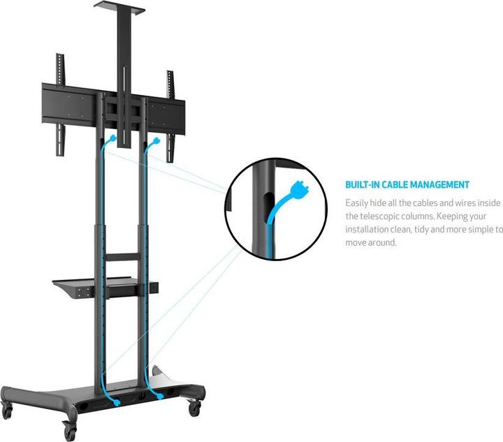 Actual product image Multibrackets M Public Floor Stand Basic 180 (Device-specific, 80", 90 kg)