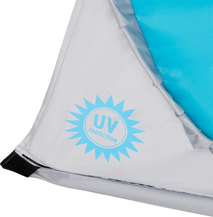 Immagine prodotto Nils Tenda da spiaggia pieghevole NC3173 blu-grigio (tenda da spiaggia, 1.85 kg)