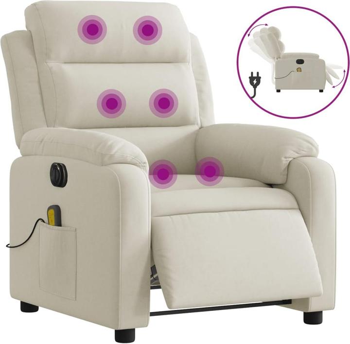 Image du produit VidaXL Fauteuil de massage électrique velours