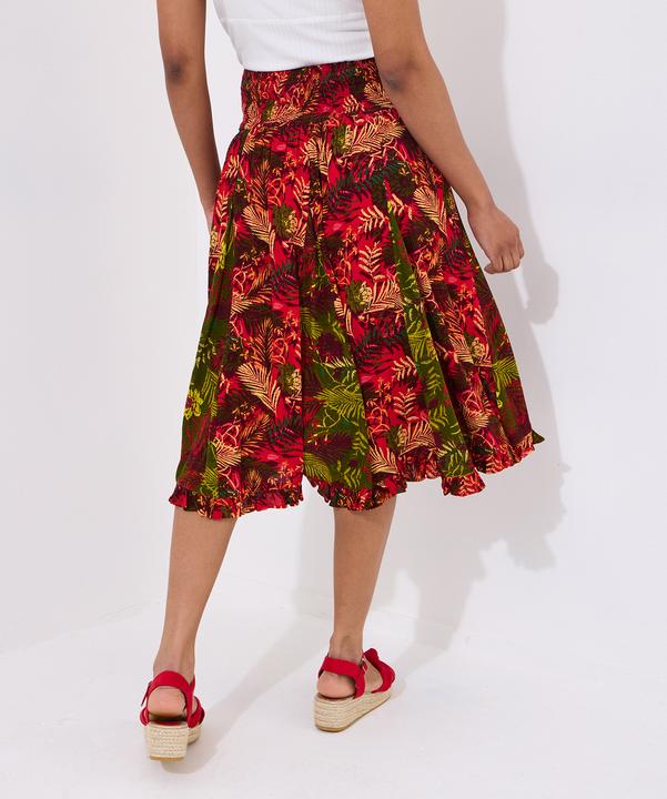 Immagine prodotto Joe Browns Palm Print Godet Skater Skirt (40)