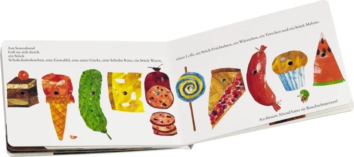 Actual product image Die kleine Raupe Nimmersatt (German, Eric Carle, 2015)