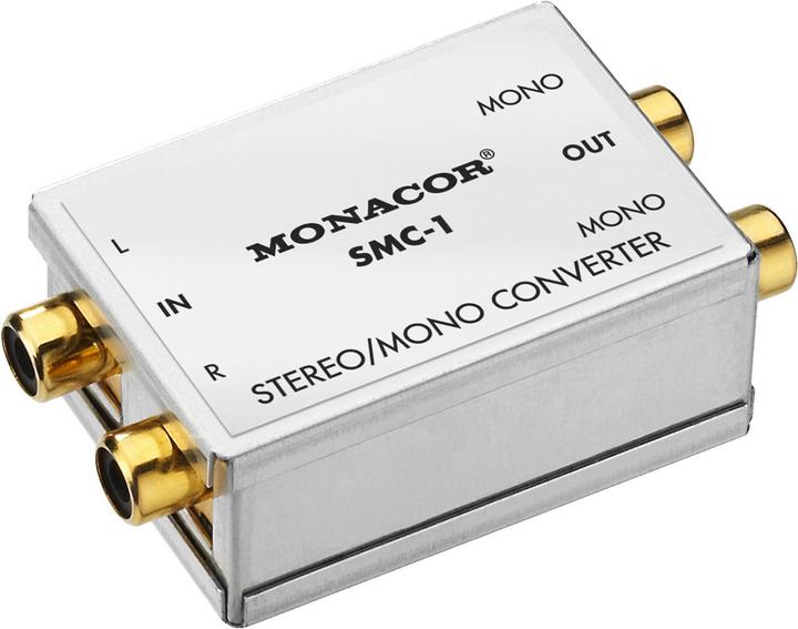 Immagine prodotto Monacor Stereo-Mono-Convertitore (Splitter audio)