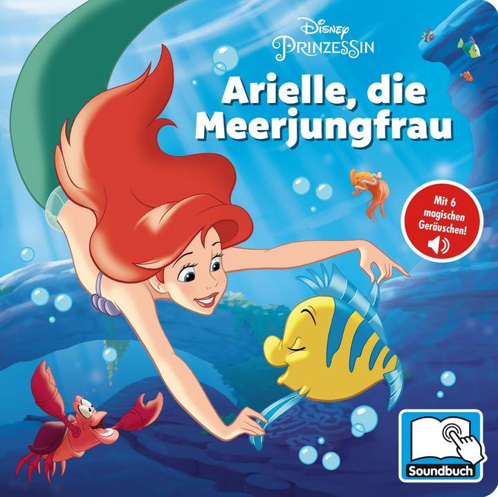 Immagine prodotto Principessa Disney - Ariel la sirena - Libro illustrato in cartone con 6 suoni incorporati (Tedesco)