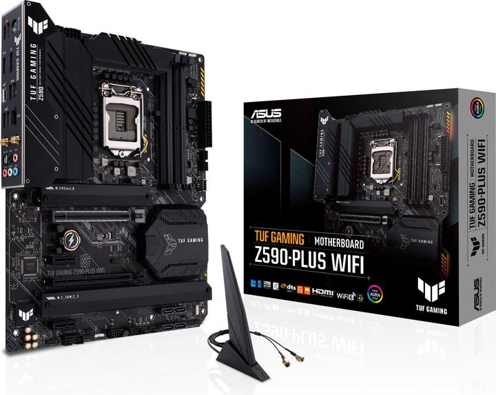 Produktbild ASUS TUF GAMING Z590-PLUS WIFI (LGA 1200, Intel Z590, ATX)