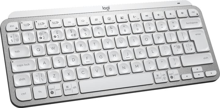 Image du produit Logitech MX Keys Mini Clavier Illuminé Minimaliste Sans Fil - GREY PALE - UK - INTNL (ING. Int., Sans fil)