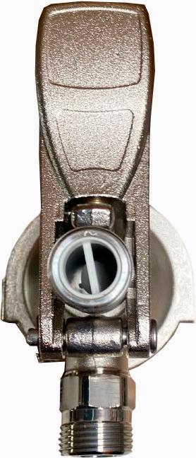 Immagine prodotto Ich-zapfe Zapfkopf, Keg - Verschluss, Flach - Fitting, oberer Ausgang - Kelleranstich