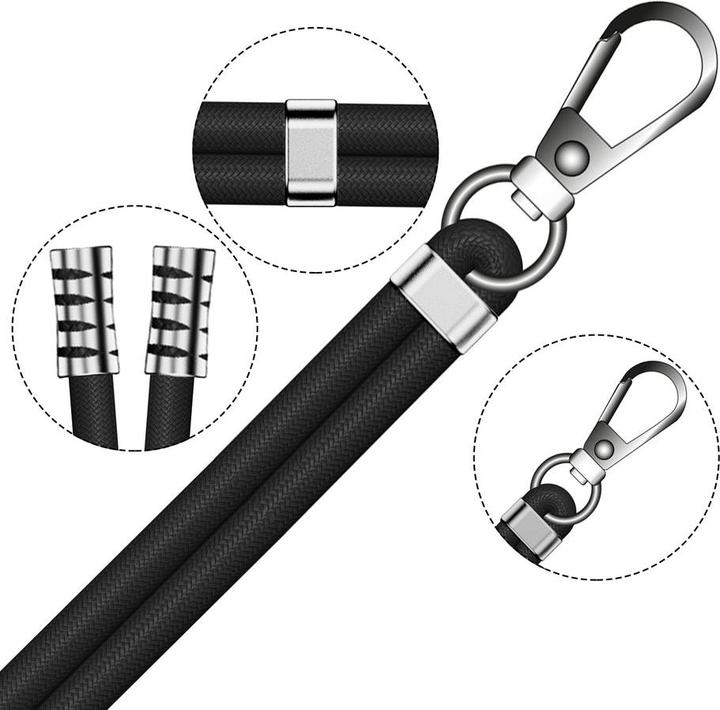 Produktbild Valenta Universal Handykette Schwarz, Befestigung: Haken