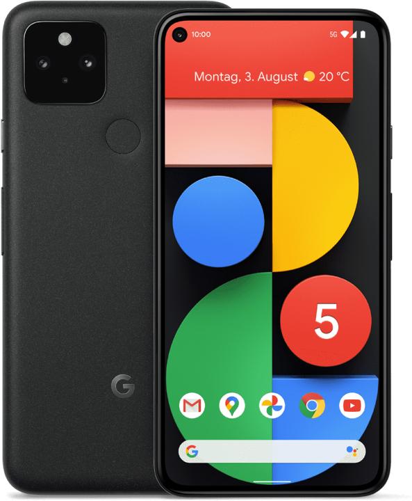 Google Pixel 5 (128 GB, Just Black, 6", Single SIM, 12 Mpx, 5G)