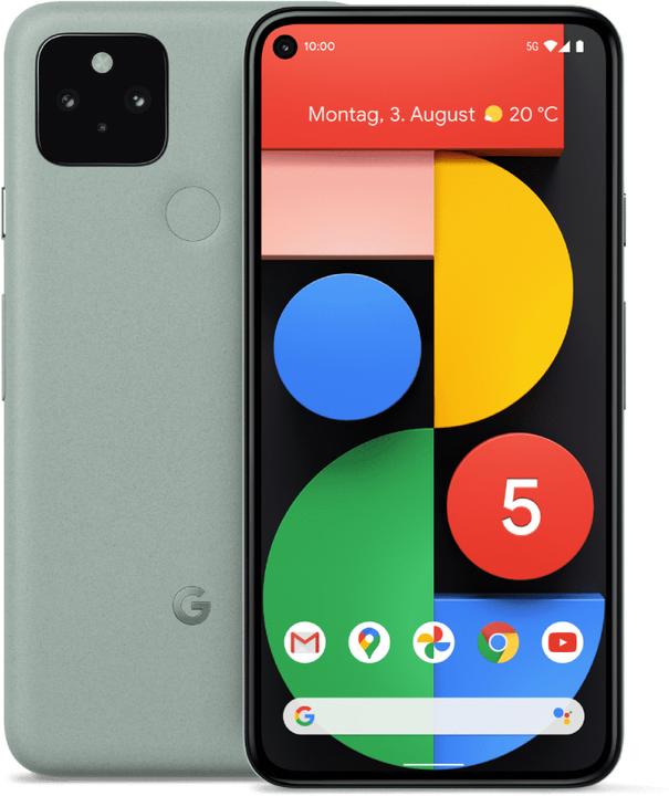 Produktbild Google Pixel 5 (128 GB, Sorta Sage, 6", Single SIM, 16 Mpx, 5G)