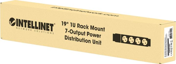 Image du produit Intellinet Bloc multiprise 19" 7x / PDU, contact de protection, 1 U, avec protection contre les surtensions