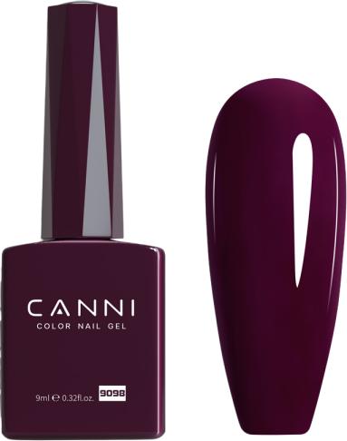 Produktbild Canni Gellack 9098 UV/LED (Dunkle Aubergine, UV-Gel Lack)