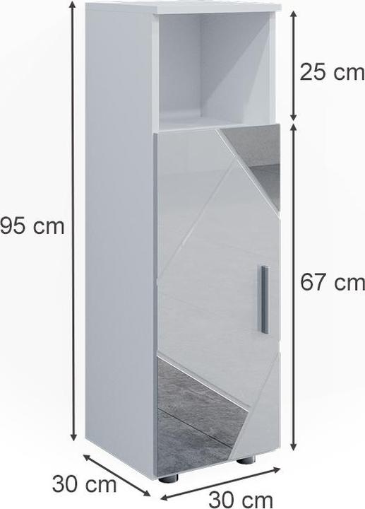 Produktbild Vicco Irma (30 x 95 x 30 cm)
