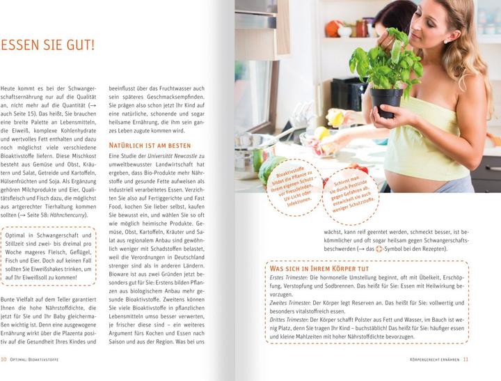Produktbild Richtig ernähren in Schwangerschaft und Stillzeit (Deutsch, Ingrid Gerhard, Barbara Rias-Bucher, 2017)