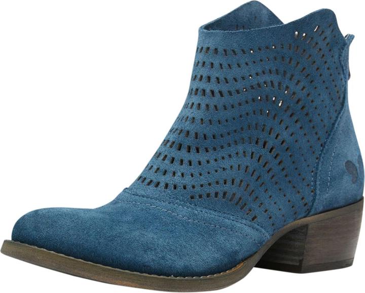 Felmini Die Felmini-Stiefelette aus weichem Leder, besticht durch ihr schönes Stanzmuster. Diese Stiefelette