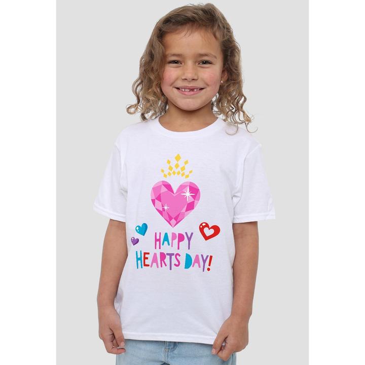 Immagine prodotto Disney Princess Happy Hearts Day Maglietta San Valentino Bambini (128)