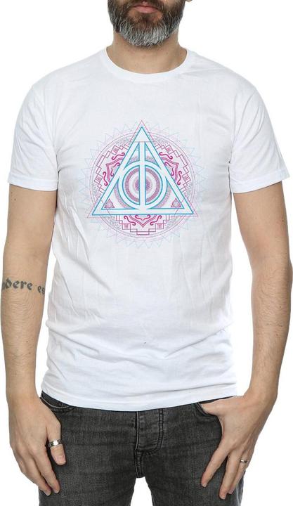 Immagine prodotto Neon Deathly Hallows Maglietta Uomo (M)
