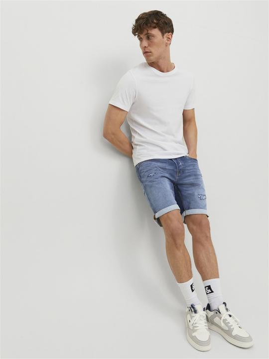 Actual product image Jack & Jones Rick Icon GE 633 Indigo Knit Jean Shorts (XXL)