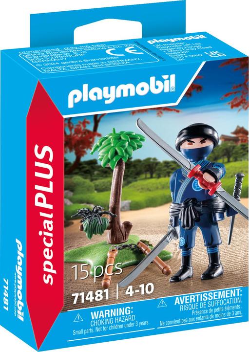Produktbild Playmobil 71481 Ninja mit Ausrüstung (71481, Playmobil Special Plus)