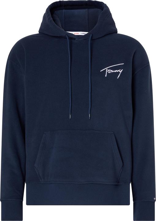 Actual product image Tommy Hilfiger Tommy Jeans - Men's Relaxed Signature Hoodie - Size L (L)