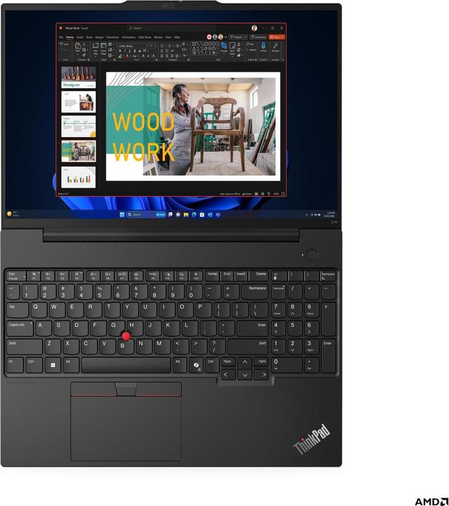 Actual product image Lenovo ThinkPad E16 Gen 2 (16", AMD Ryzen 7 7735HS, 16 GB, 1000 GB, CH)