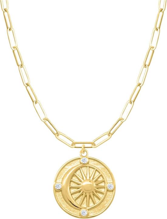 Immagine prodotto Candy Collana Cosmos, argento Sterling 925, placcato oro (Argento 925, Placcato oro 18k, 47 - 50 cm)