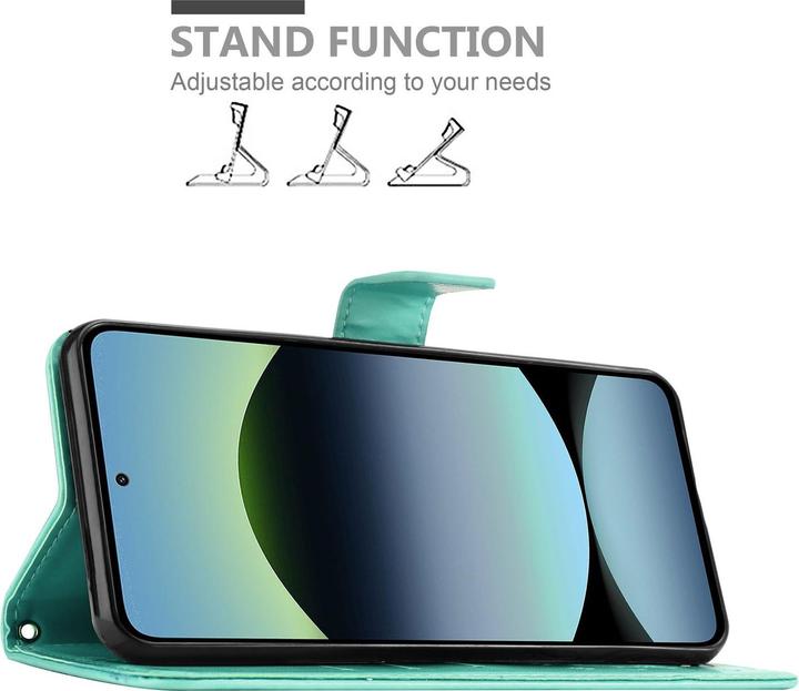 Produktbild Cadorabo Hülle für Xiaomi RedMi Note 14 5G mit Blumen Muster (Xiaomi Redmi Note 14 5G)