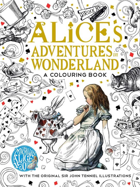 Immagine prodotto The Macmillan Alice Colouring Book (Inglese, Lewis Carroll, 2015)