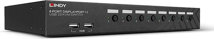 Lindy Commutateur KVM 8 ports DisplayPort 1.2 USB 2.0