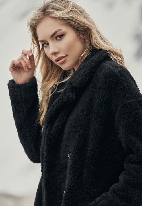 Actual product image Urban Classics Ladies Oversized Sherpa Coat (S)