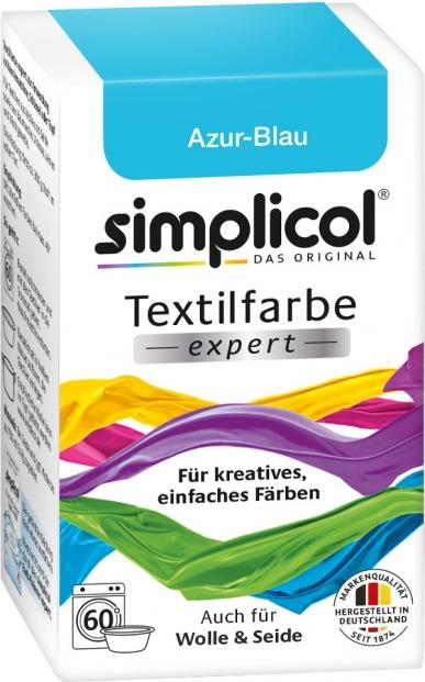 Actual product image Simplicol Textile dye expert, azure blue 150 g (Azure blue)