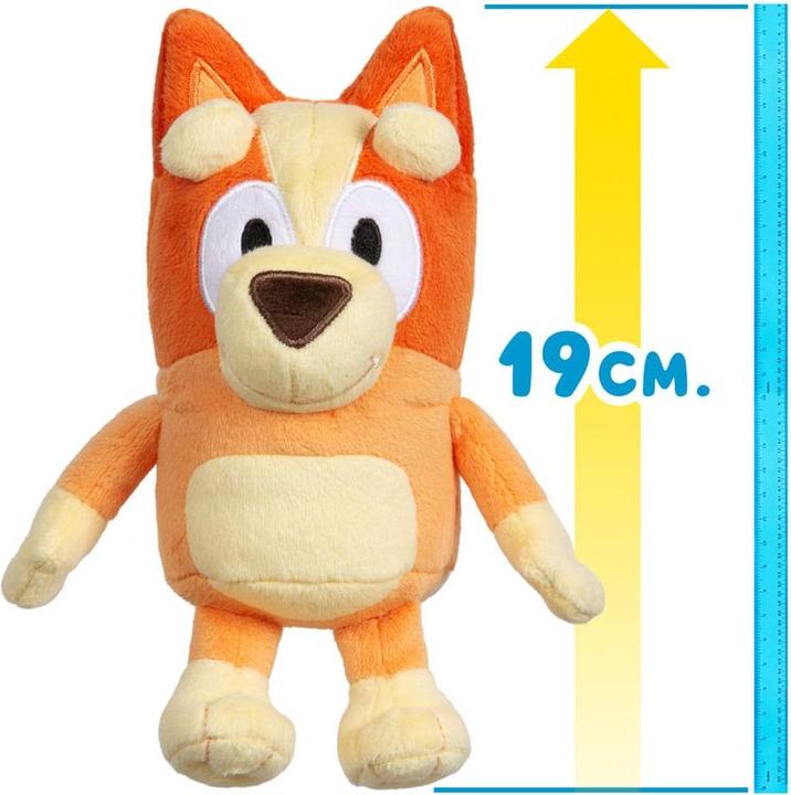 Actual product image Moose Bluey Plüsch assossrtiert / 2-fach ass., Bluey oder Bingo, 20 cm hoch, ab 3 Jahren (20 cm)