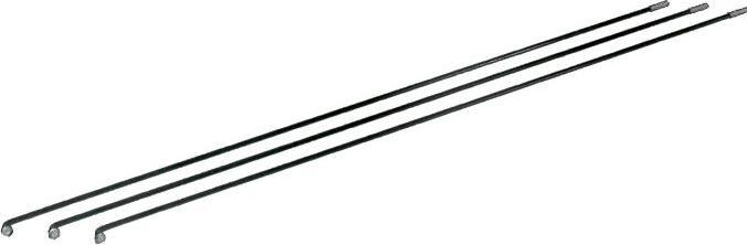 Actual product image Exal SPOKE 2MM,SMOOTH,BLACK,268MM,100PCS