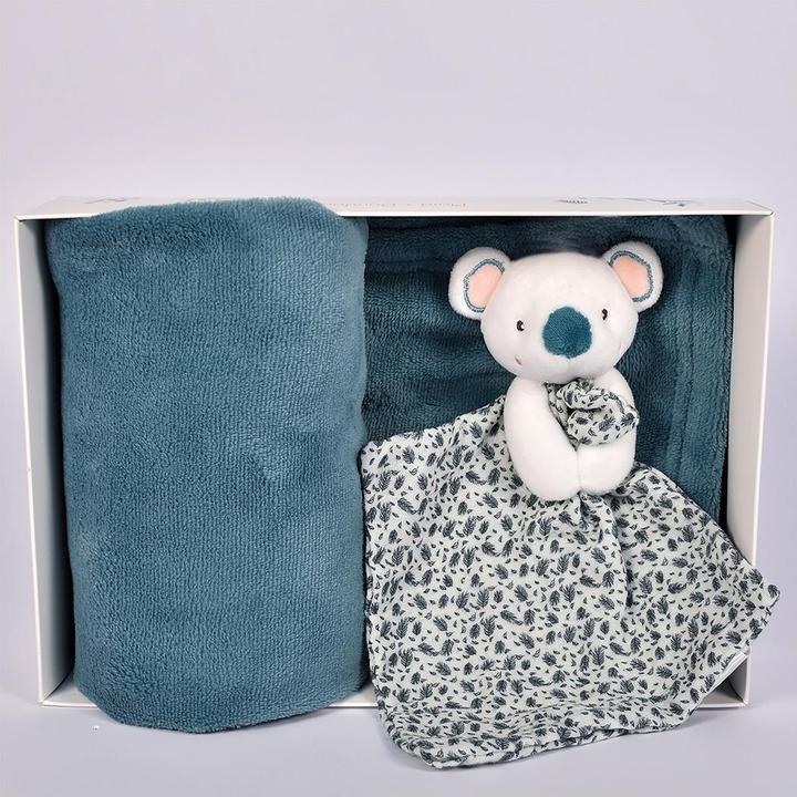 Actual product image Doudou et Compagnie Koala blanket & cuddle cloth 100x70cm (MQ2)**
