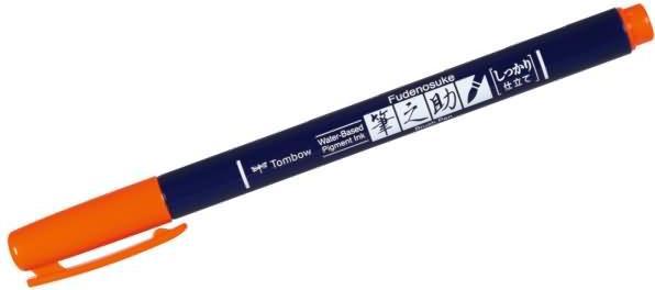 Image du produit Tombow FUDENOSUKE HARD - Crayon de calligraphie (Orange, 3 mm, 1 x)