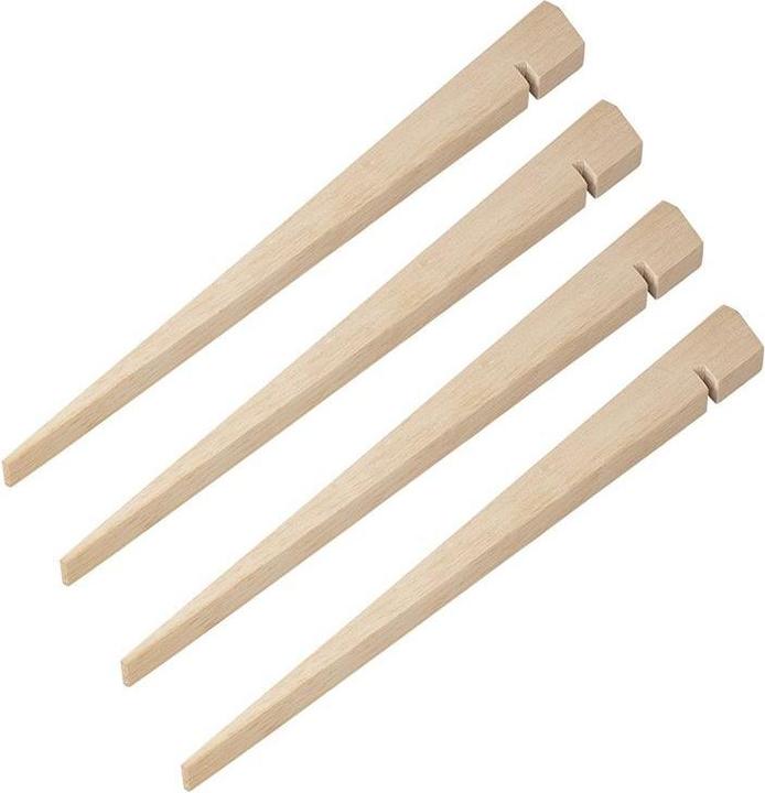 ProPlus Zelthering 40cm Holz 4 Stück im Polybeutel